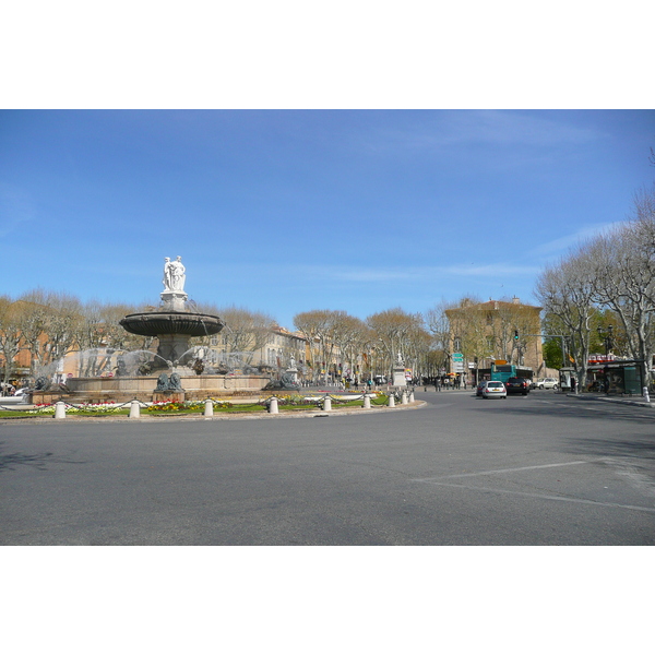 照片 法国(France) 普罗旺斯地区艾克斯(Aix en Provence) 戴高乐将军广场(Place du General de Gaulle) 2008-04 1