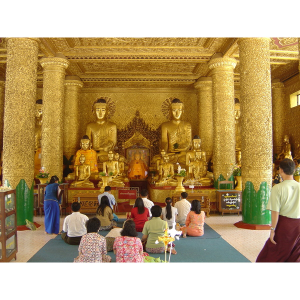 照片 缅甸(Myanmar) 仰光(Yangon) 仰光大金塔(Shwedagon Pagoda) 2005-01 34