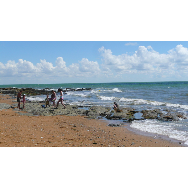 照片 法国(France) 波尔尼克(Pornic) 池塘海滩(Plage de l'etang) 2007-07 8