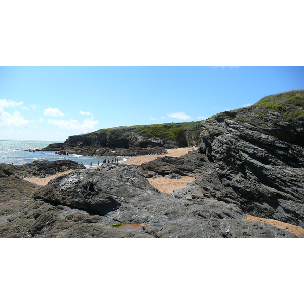 照片 法国(France) 波尔尼克(Pornic) 池塘海滩(Plage de l'etang) 2007-07 14
