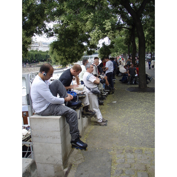 照片 法国(France) 巴黎(Paris) 轮滑漫游活动(Randonnee Roller et Coquillages) 2007-07 24