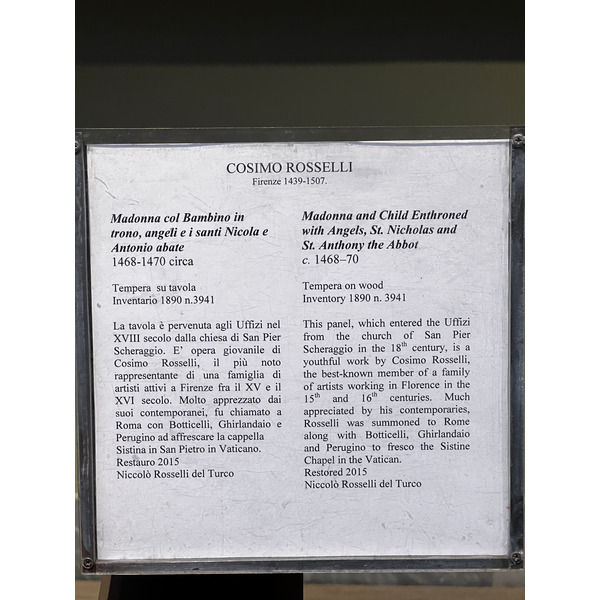 照片 意大利(Italy) 佛罗伦萨(Florence) 乌菲兹美术馆(Uffizi Museum) 2022-05 109