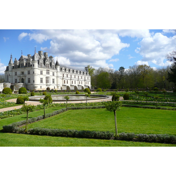 照片 法国(France) 舍农索城堡(Chenonceau Castle) 舍农索城堡花园(Gardens of Chenonceau) 2008-04 32
