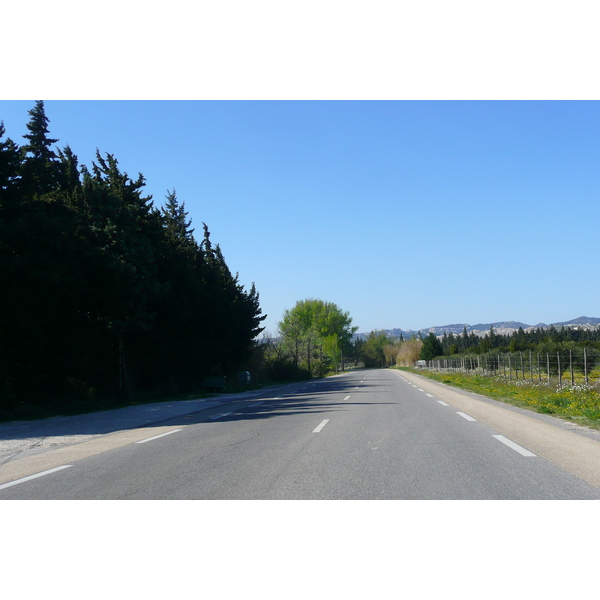 照片 法国(France) 普罗旺斯(Provence) 穆里耶至莱博公路(Mouries to Baux de Provence road) 2008-04 26