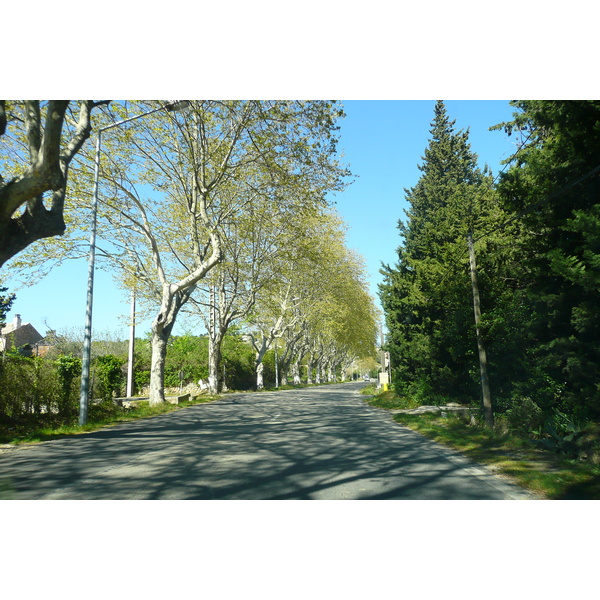 照片 法国(France) 普罗旺斯(Provence) 穆里耶至莱博公路(Mouries to Baux de Provence road) 2008-04 21