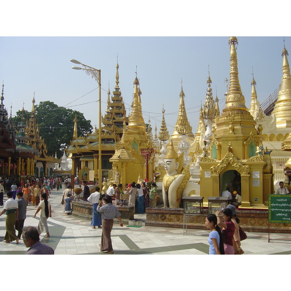 照片 缅甸(Myanmar) 仰光(Yangon) 仰光大金塔(Shwedagon Pagoda) 2005-01 10