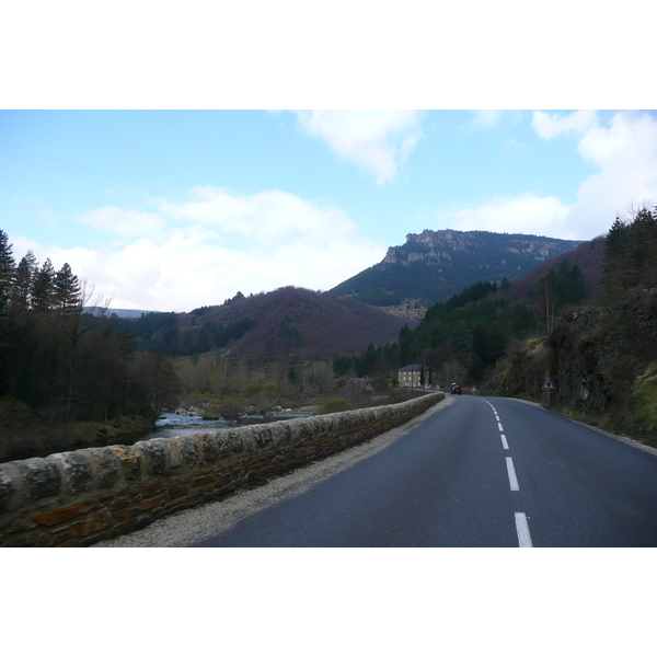 照片 法国(France) 塞文山脉(Cevennes Mountains) 科屈尔至弗洛拉克公路(Cocures to Florac road) 2008-04 2