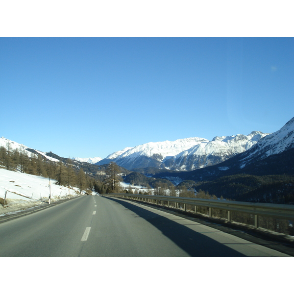 照片 瑞士(Switzerland) 库尔至圣莫里茨公路(Chur to St Moritz Road) 2007-01 55