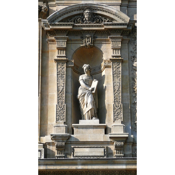 照片 法国(France) 巴黎(Paris) 卢浮宫(Louvre) 卢浮宫临河立面(Riverside facade of Louvre) 2007-07 10
