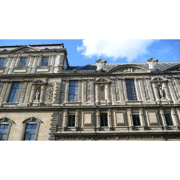 照片 法国(France) 巴黎(Paris) 卢浮宫(Louvre) 卢浮宫临河立面(Riverside facade of Louvre) 2007-07 2