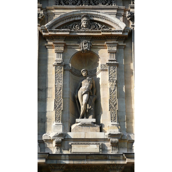 照片 法国(France) 巴黎(Paris) 卢浮宫(Louvre) 卢浮宫临河立面(Riverside facade of Louvre) 2007-07 59