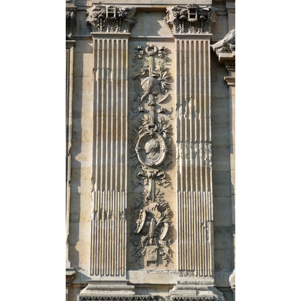 照片 法国(France) 巴黎(Paris) 卢浮宫(Louvre) 卢浮宫临河立面(Riverside facade of Louvre) 2007-07 71