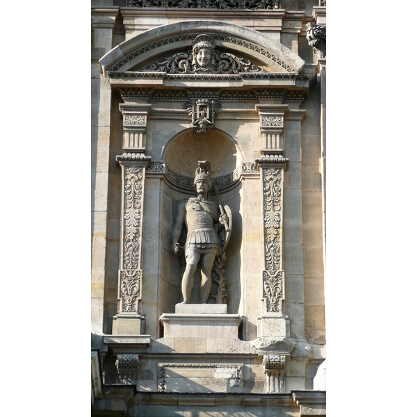 照片 法国(France) 巴黎(Paris) 卢浮宫(Louvre) 卢浮宫临河立面(Riverside facade of Louvre) 2007-07 18