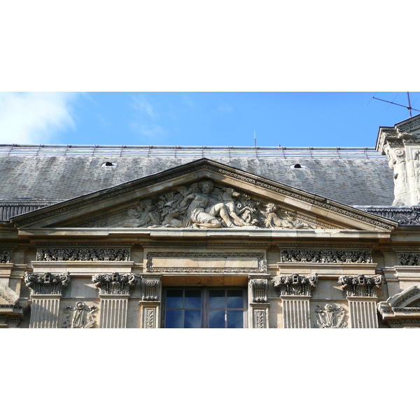 照片 法国(France) 巴黎(Paris) 卢浮宫(Louvre) 卢浮宫临河立面(Riverside facade of Louvre) 2007-07 48