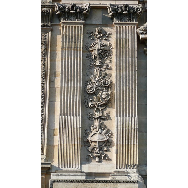 照片 法国(France) 巴黎(Paris) 卢浮宫(Louvre) 卢浮宫临河立面(Riverside facade of Louvre) 2007-07 73
