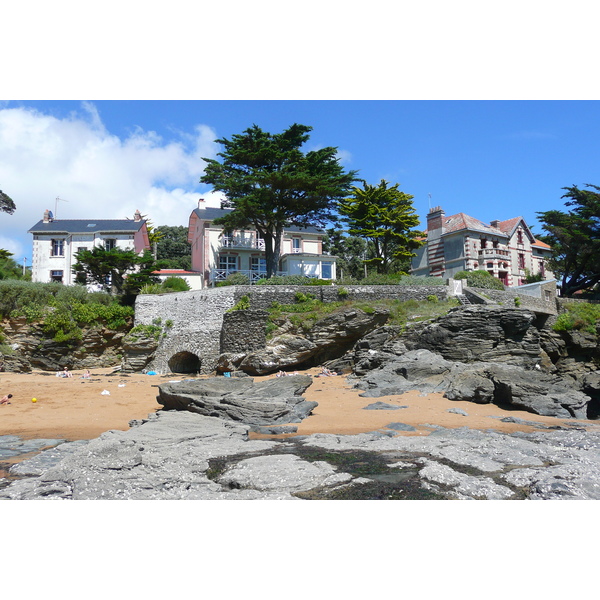 照片 法国(France) 波尔尼克(Pornic) 大谷海滩(grandes vallees Beach) 2008-07 13