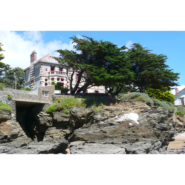照片 法国(France) 波尔尼克(Pornic) 大谷海滩(grandes vallees Beach) 2008-07 14