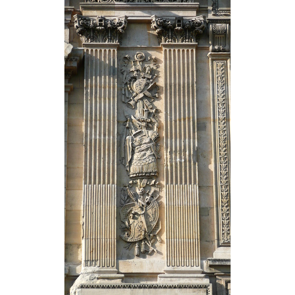 照片 法国(France) 巴黎(Paris) 卢浮宫(Louvre) 卢浮宫临河立面(Riverside facade of Louvre) 2007-07 30