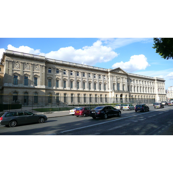 照片 法国(France) 巴黎(Paris) 卢浮宫(Louvre) 卢浮宫临河立面(Riverside facade of Louvre) 2007-07 31