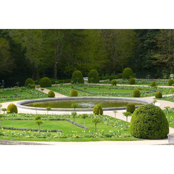照片 法国(France) 舍农索城堡(Chenonceau Castle) 舍农索城堡花园(Gardens of Chenonceau) 2008-04 94
