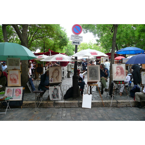 照片 法国(France) 巴黎(Paris) 小丘广场(Place du Tertre) 2007-06 0