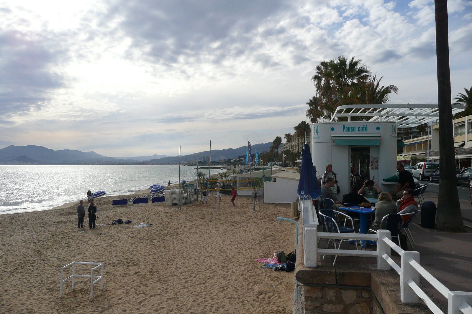 照片 法国(France) 戛纳(Cannes) 南部海滩(Plage du midi) 2008-03 17