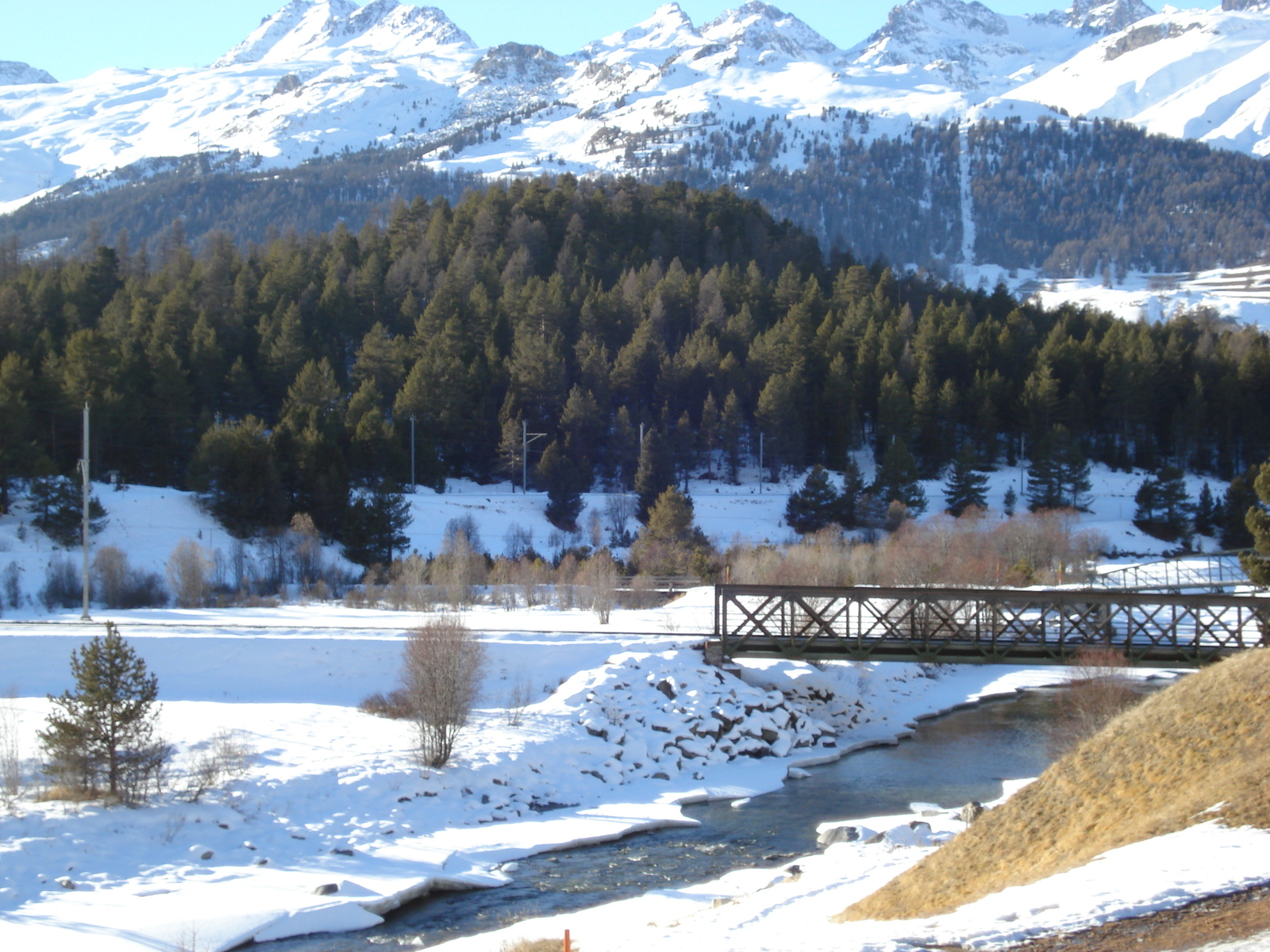 照片 瑞士(Switzerland) 蓬特雷西纳至圣莫里茨公路(Pontresina to St Moritz Road) 2007-01 10