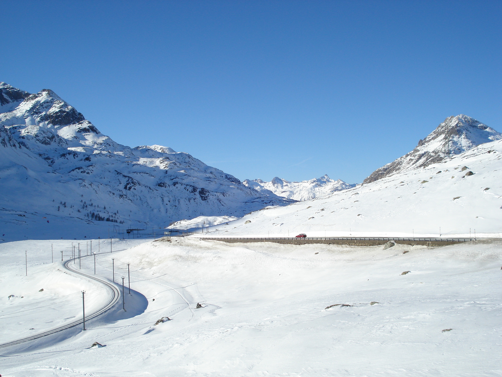 照片 瑞士(Switzerland) 蓬特雷西纳至比安科湖(From Pontresina to Lago Bianco) 2007-01 15