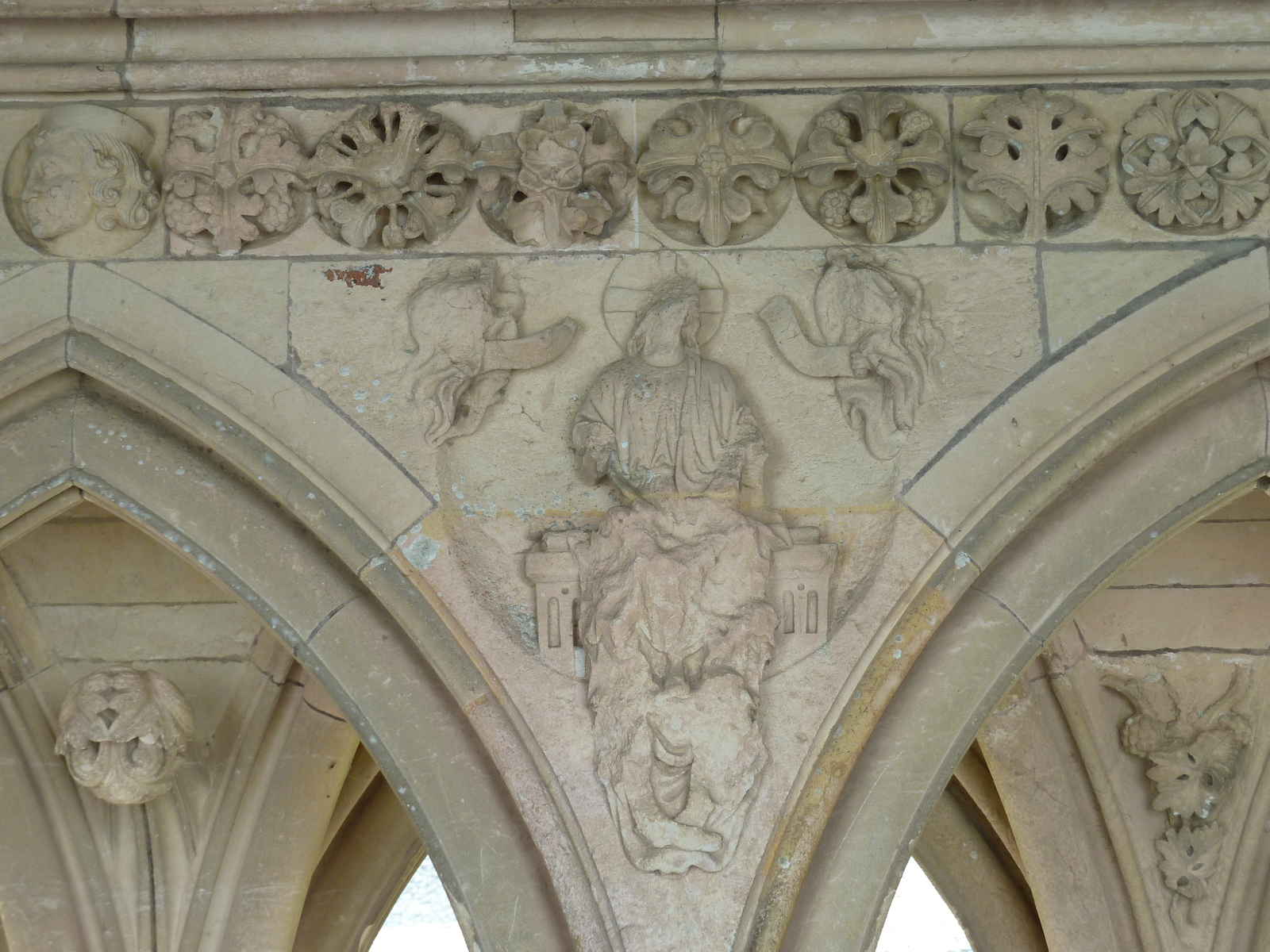 照片 法国(France) 圣米歇尔山(Mont St Michel) 圣米歇尔山修道院回廊(Mont St Michel Abbey Cloister) 2010-04 51