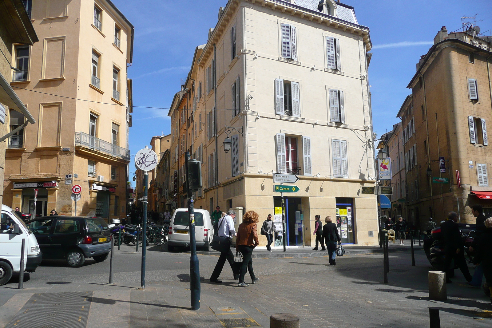 照片 法国(France) 普罗旺斯地区艾克斯(Aix en Provence) 米拉波林荫大道(Cours Mirabeau) 2008-04 13