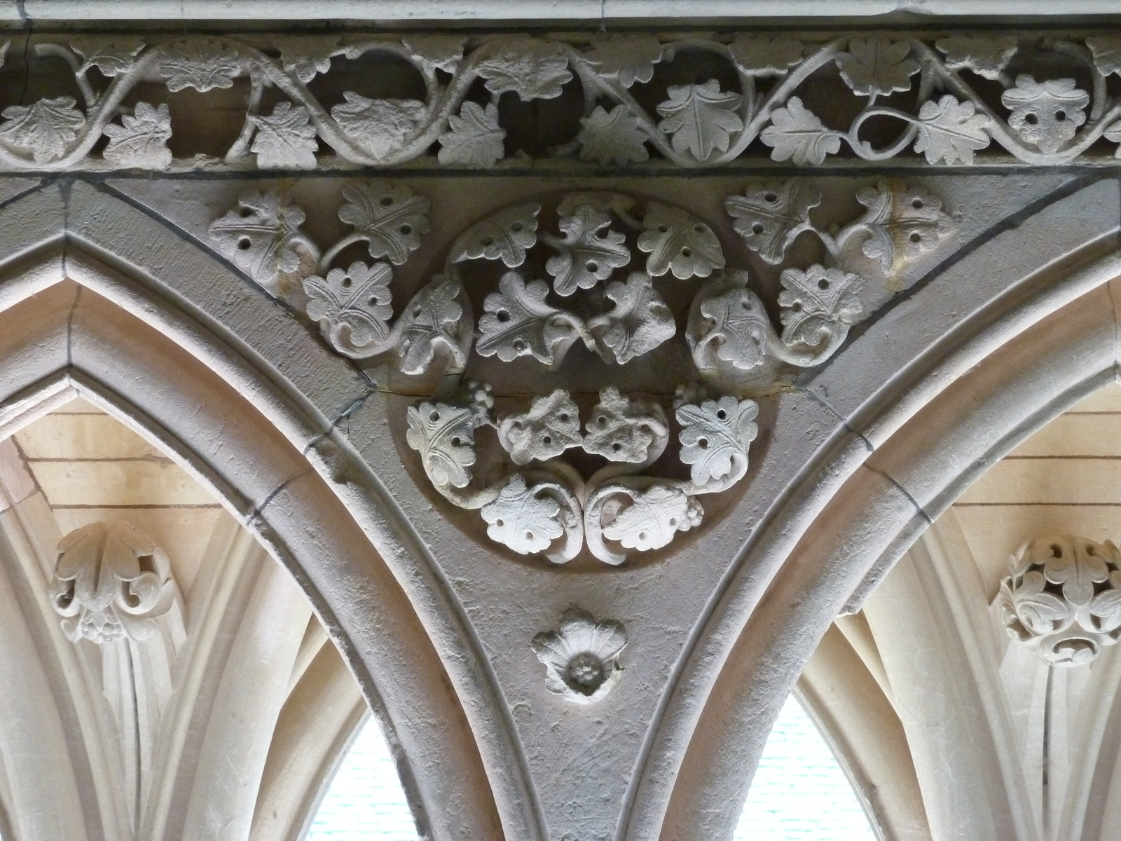 照片 法国(France) 圣米歇尔山(Mont St Michel) 圣米歇尔山修道院回廊(Mont St Michel Abbey Cloister) 2010-04 31