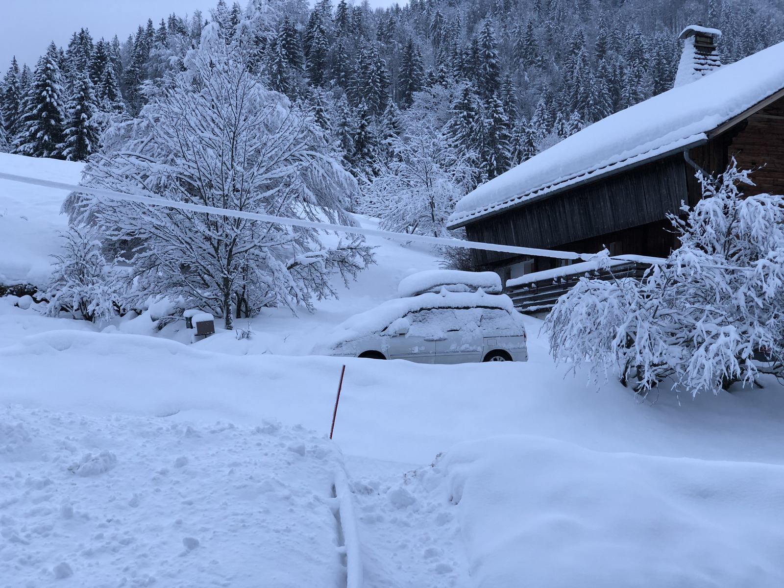 照片 法国(France) 拉克吕萨(La Clusaz) 2017-12 28