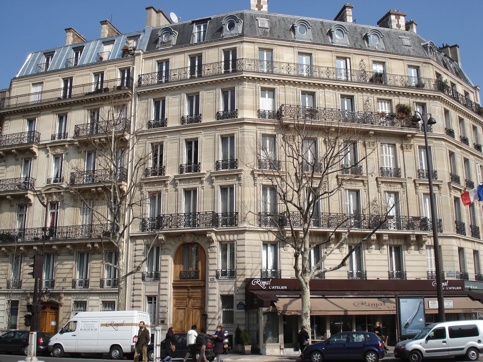 照片 法国(France) 巴黎(Paris) 第十七区(17th Arrondissement) 库尔塞勒大道(Boulevard de Courcelles) 2006-03 1
