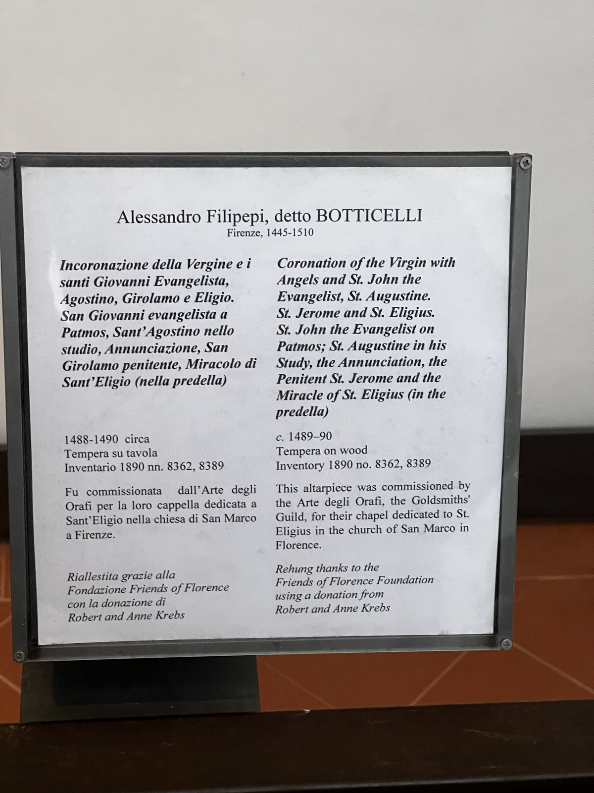 照片 意大利(Italy) 佛罗伦萨(Florence) 乌菲兹美术馆(Uffizi Museum) 2022-05 39