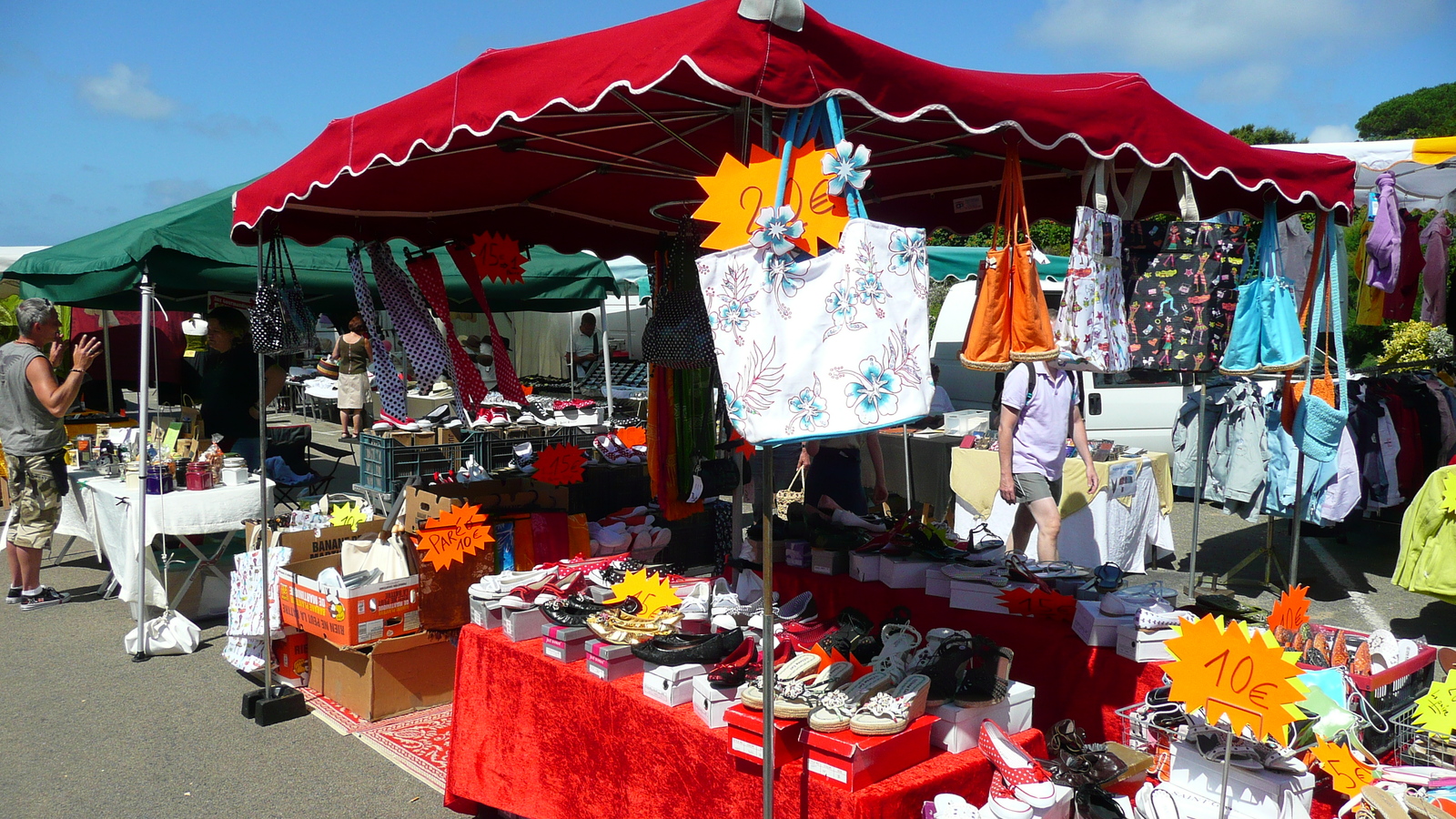 照片 法国(France) 普雷法耶(Prefailles) 普雷法耶集市(Market in Prefailles) 2007-07 22