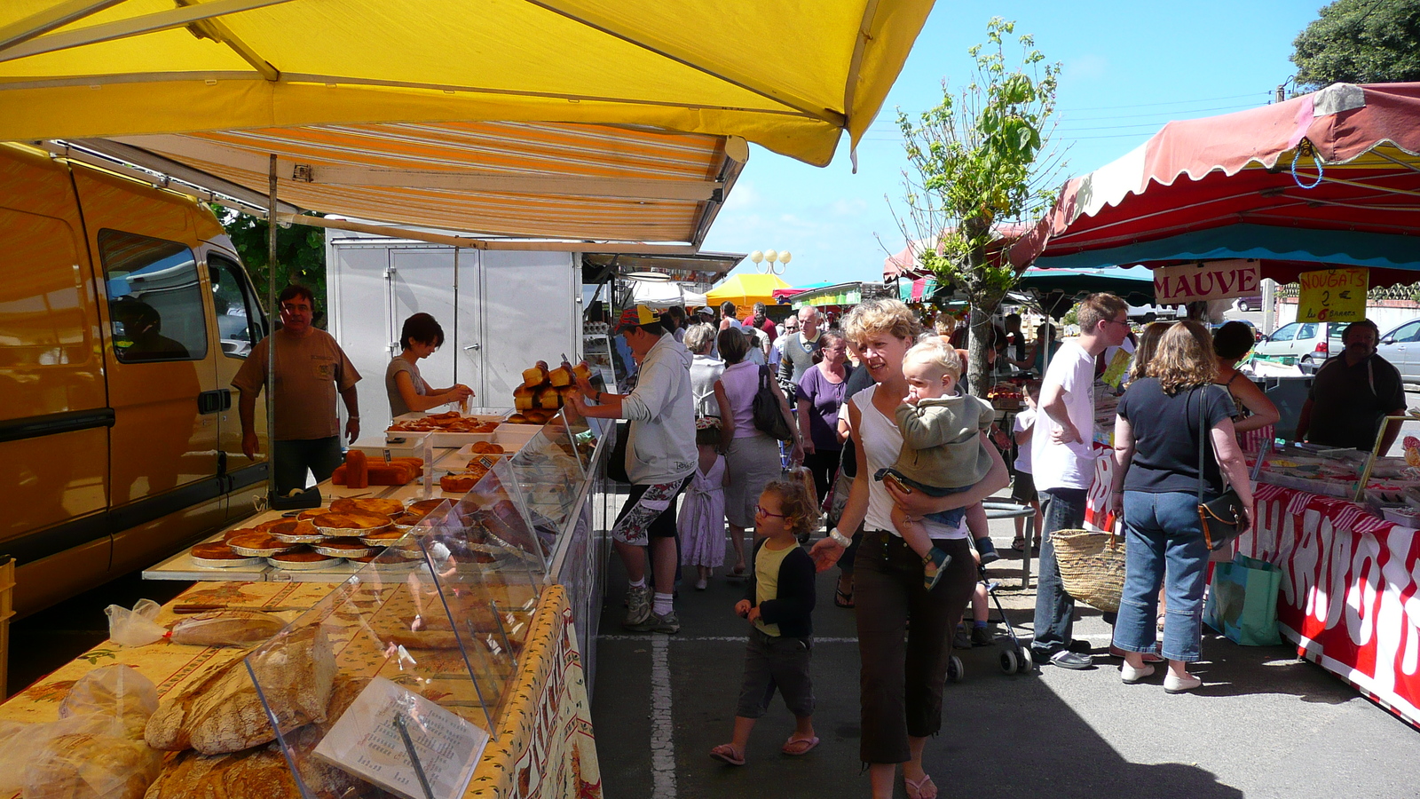 照片 法国(France) 普雷法耶(Prefailles) 普雷法耶集市(Market in Prefailles) 2007-07 15