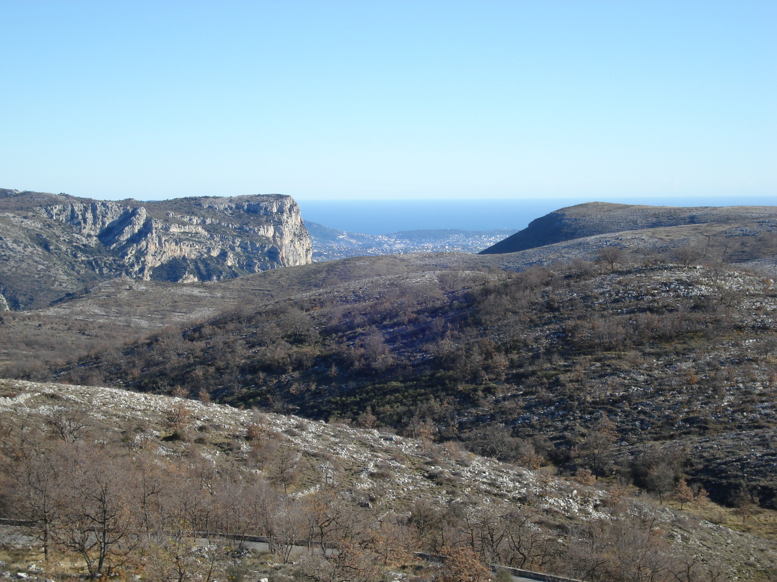 照片 法国(France) 蔚蓝海岸(French Riviera) 旺斯山口公路(Col de Vence road) 2007-01 0