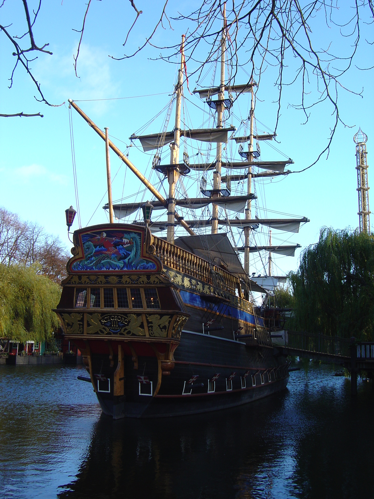照片 丹麦(Denmark) 哥本哈根(Copenhagen) 蒂沃利公园(Tivoli Park) 2004-11 15