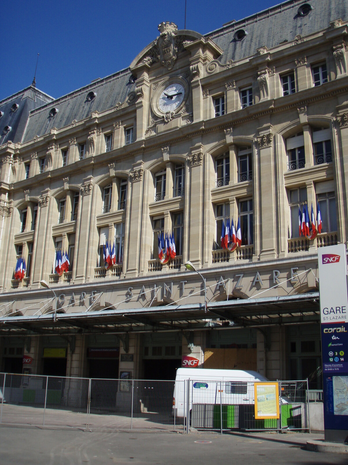 照片 法国(France) 巴黎(Paris) 圣拉扎尔火车站(Gare St Lazare) 2007-07 32