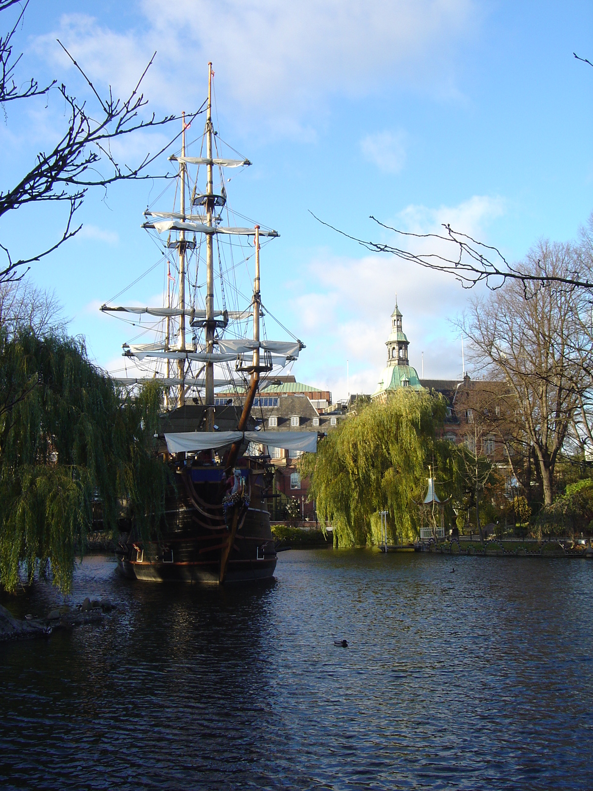 照片 丹麦(Denmark) 哥本哈根(Copenhagen) 蒂沃利公园(Tivoli Park) 2004-11 26