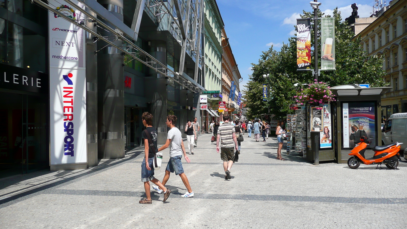 照片 捷克(Czech Republic) 布拉格(Prague) 纳普日科佩街(Na Prikope) 2007-07 14