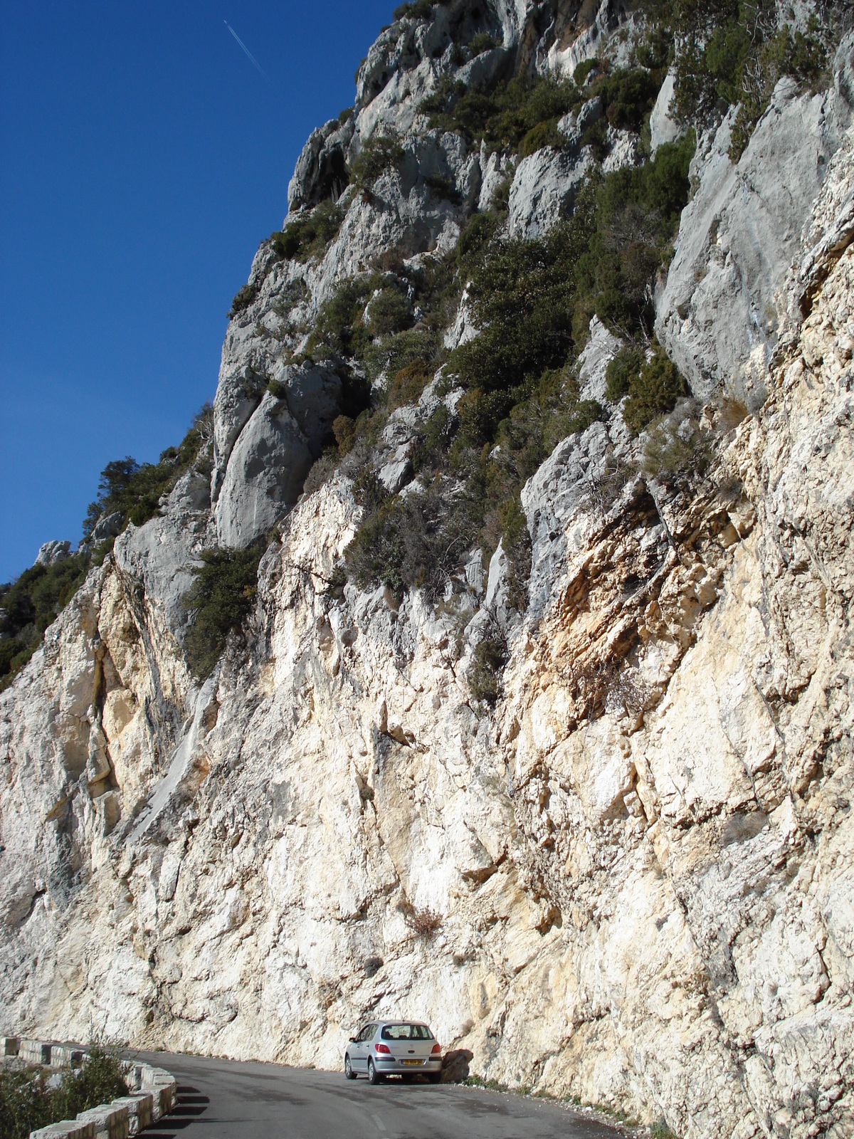 照片 法国(France) 库尔瑟古勒至格雷奥利耶雪场公路(Coursegoule to Greolieres les neiges road) 2007-01 16