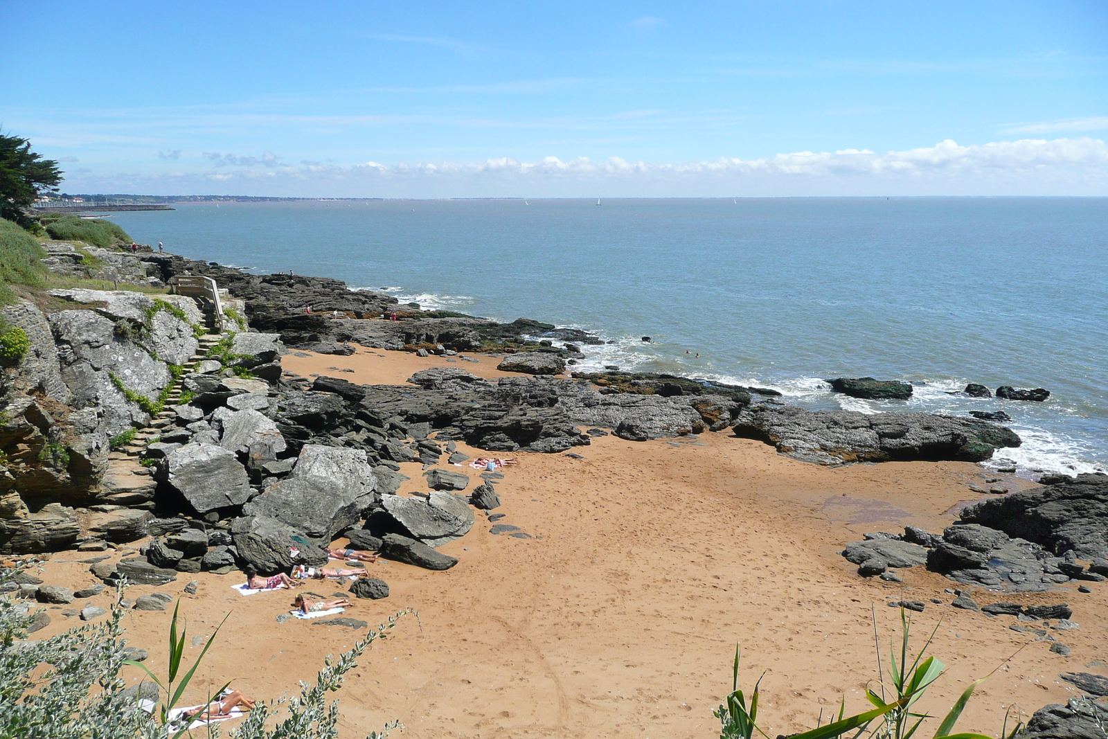 照片 法国(France) 波尔尼克(Pornic) 滨海圣玛丽(Sainte Marie sur Mer) 2008-07 27
