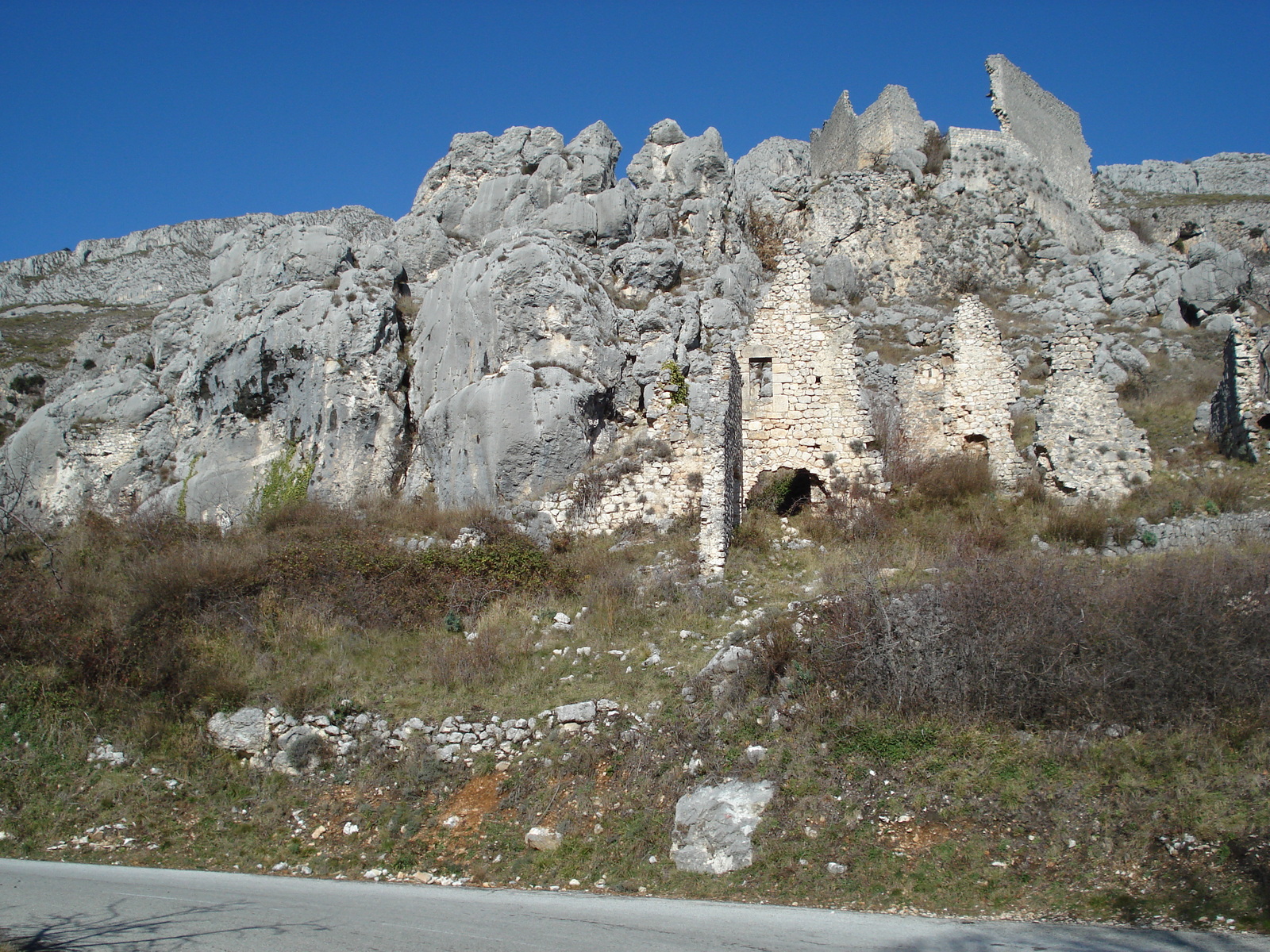 照片 法国(France) 库尔瑟古勒至格雷奥利耶雪场公路(Coursegoule to Greolieres les neiges road) 2007-01 81