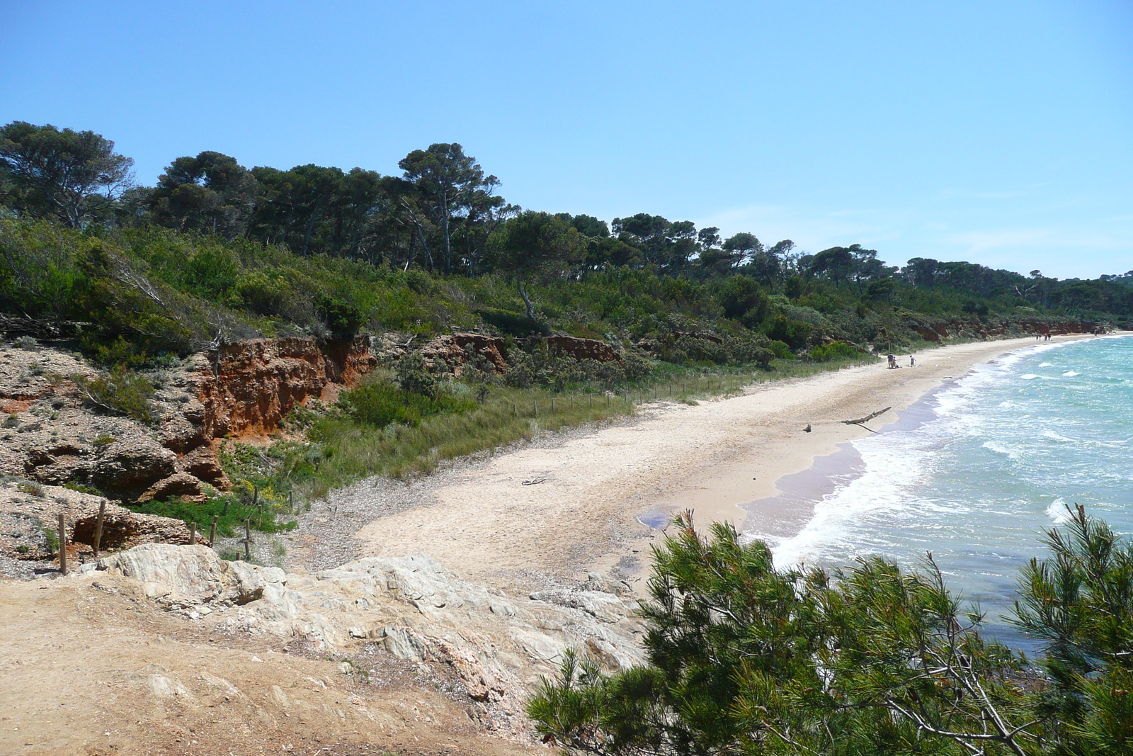 照片 法国(France) 波克罗勒岛(Porquerolles Island) 库尔塔德海滩(Courtade beach) 2008-05 7