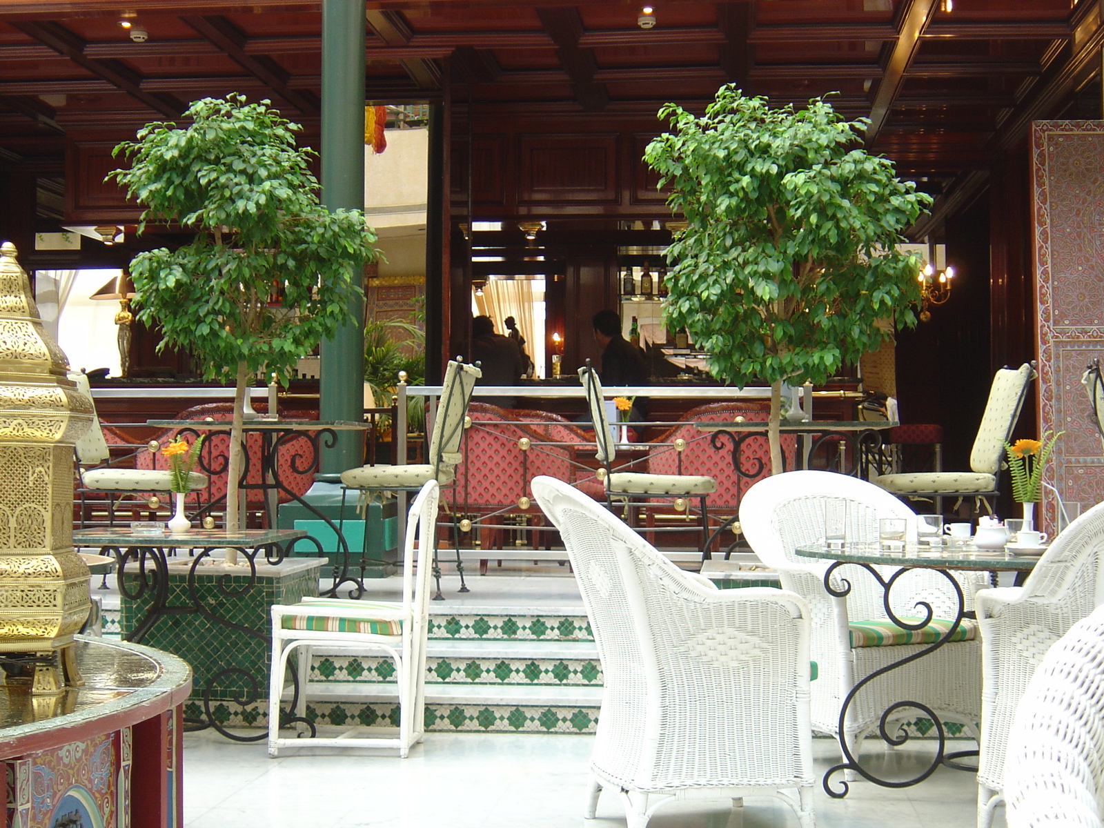 照片 摩洛哥(Morocco) 卡萨布兰卡(Casablanca) 皇家曼苏尔艾美酒店(Royal Mansour Meridien) 2004-09 6
