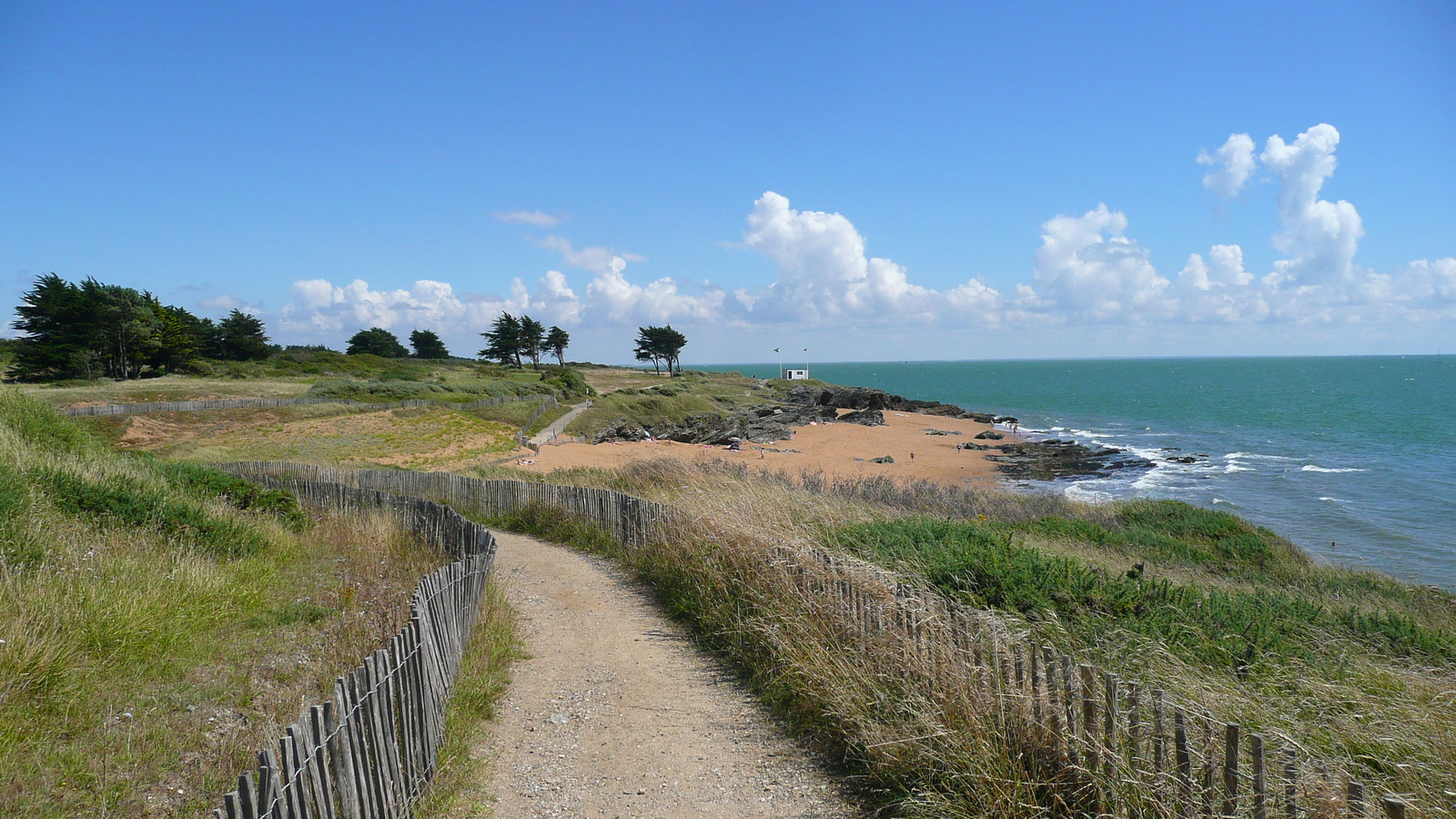 照片 法国(France) 波尔尼克(Pornic) 池塘海滩(Plage de l'etang) 2007-07 15