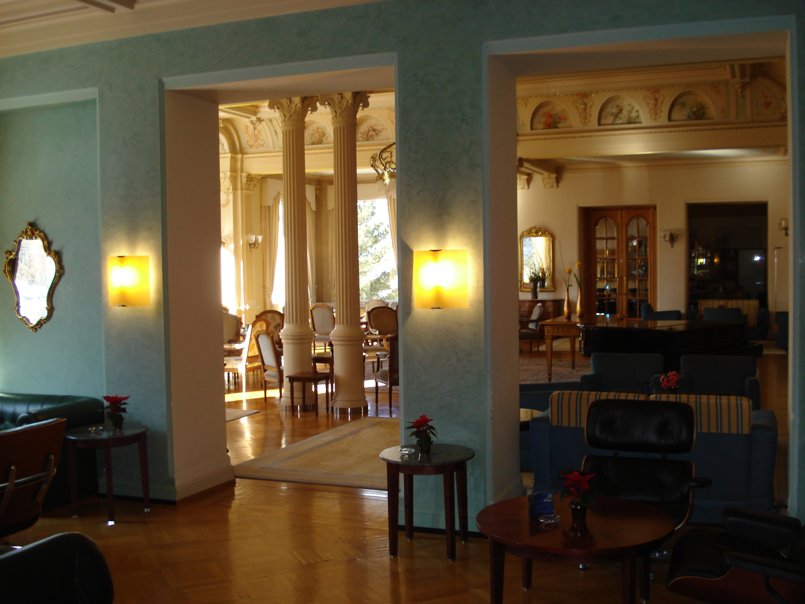 照片 瑞士(Switzerland) 蓬特雷西纳(Pontresina) 克罗宁霍夫大酒店(Grand Hotel Kronenhof) 2007-01 89