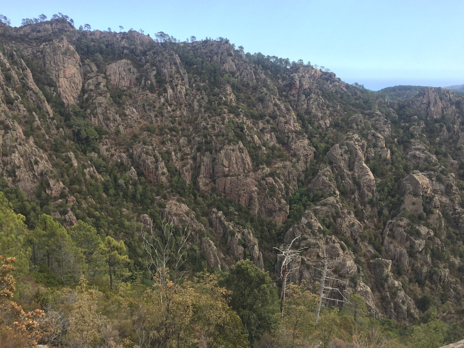 照片 法国(France) 科西嘉岛(Corsica) 普尔卡拉恰瀑布(Cascades de Purcaraccia) 2017-09 11