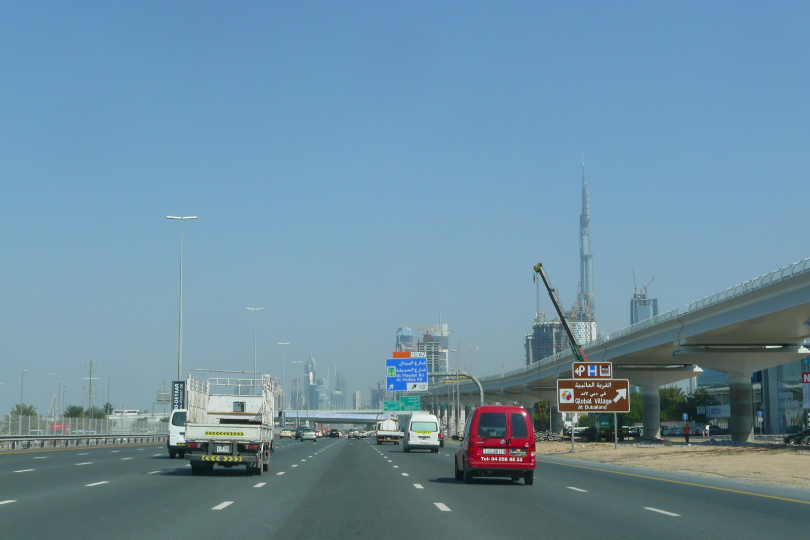 照片 阿联酋(United Arab Emirates) 迪拜(Dubai) 哈利法塔(Burj Dubai) 2009-01 24